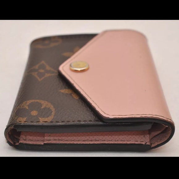 ❤️Louis Vuitton Monogram Portefeuille Zoe Brown and Pink Wallet RARE!!! - Picture 4 of 15
